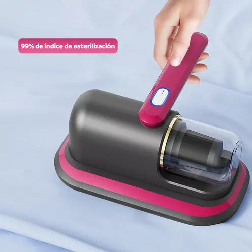 Aspiradora Inalámbrica de mano antiácaros con luz UV