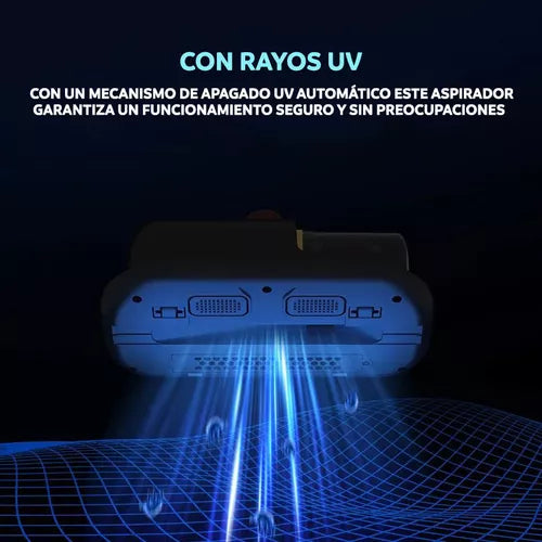 Aspiradora Inalámbrica de mano antiácaros con luz UV