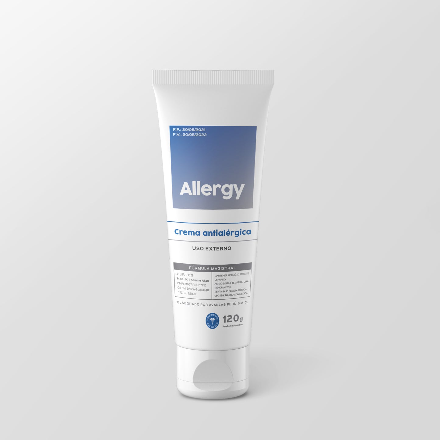Crema Antihístaminica Allergy